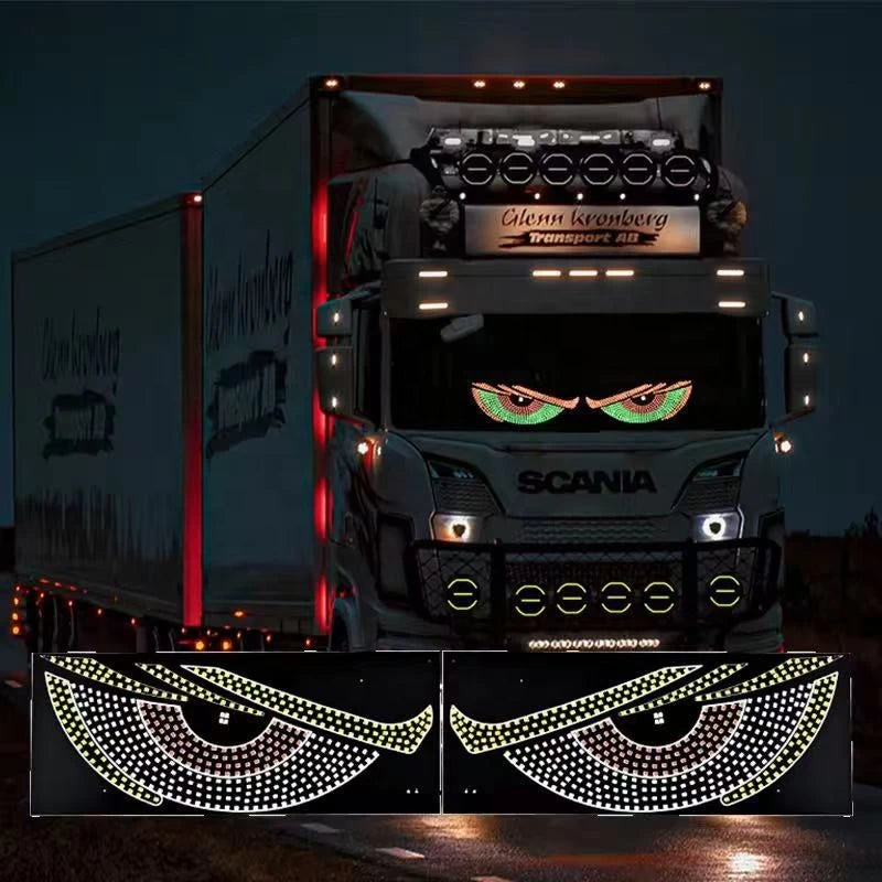 Ojos LED Inteligentes para Parabrisas | Transforma Tu Auto en Minutos